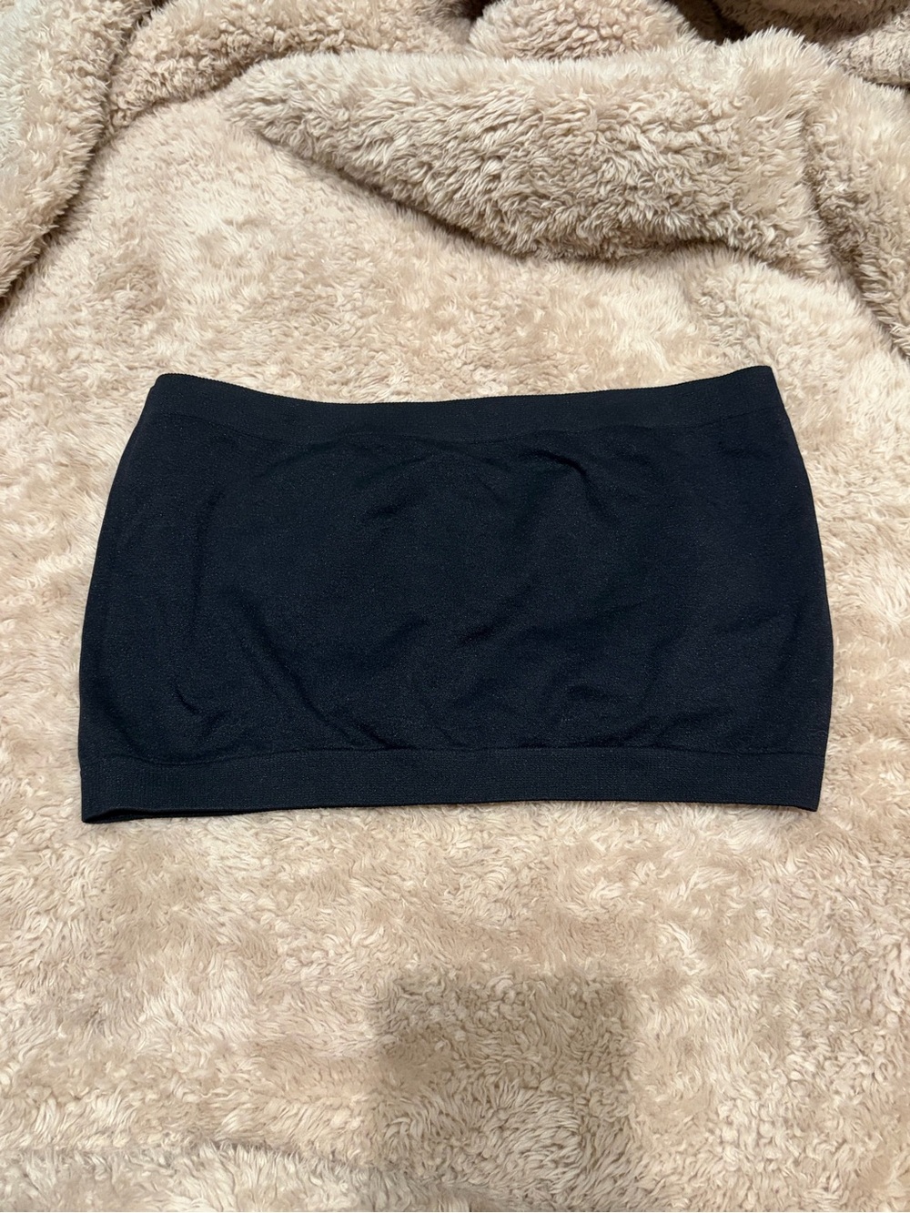 Black Stretch Tube Bralette